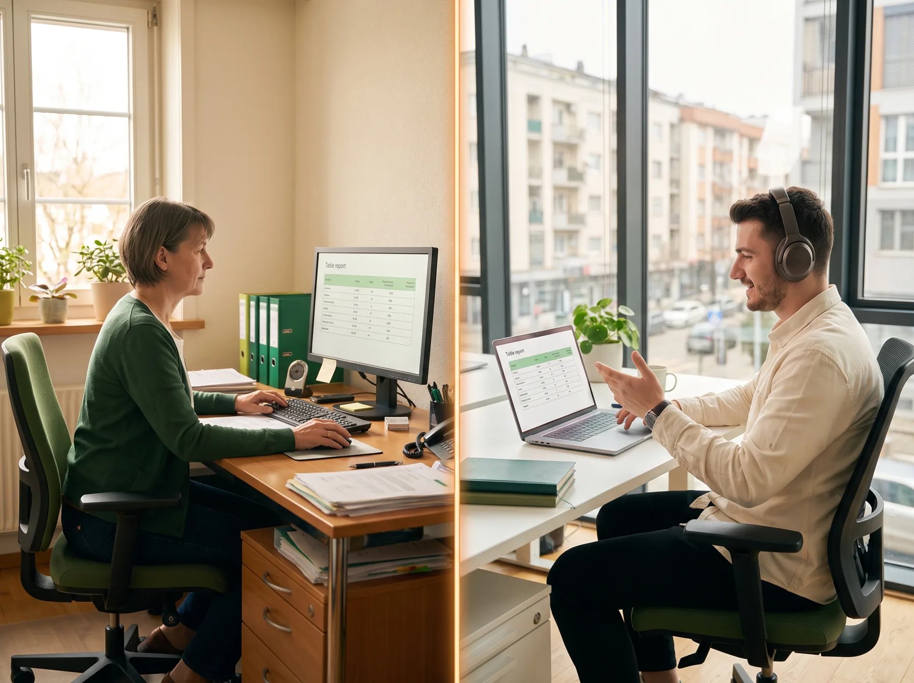 Motiv 3 · Dein Büro und Pristina, gleiche Datei