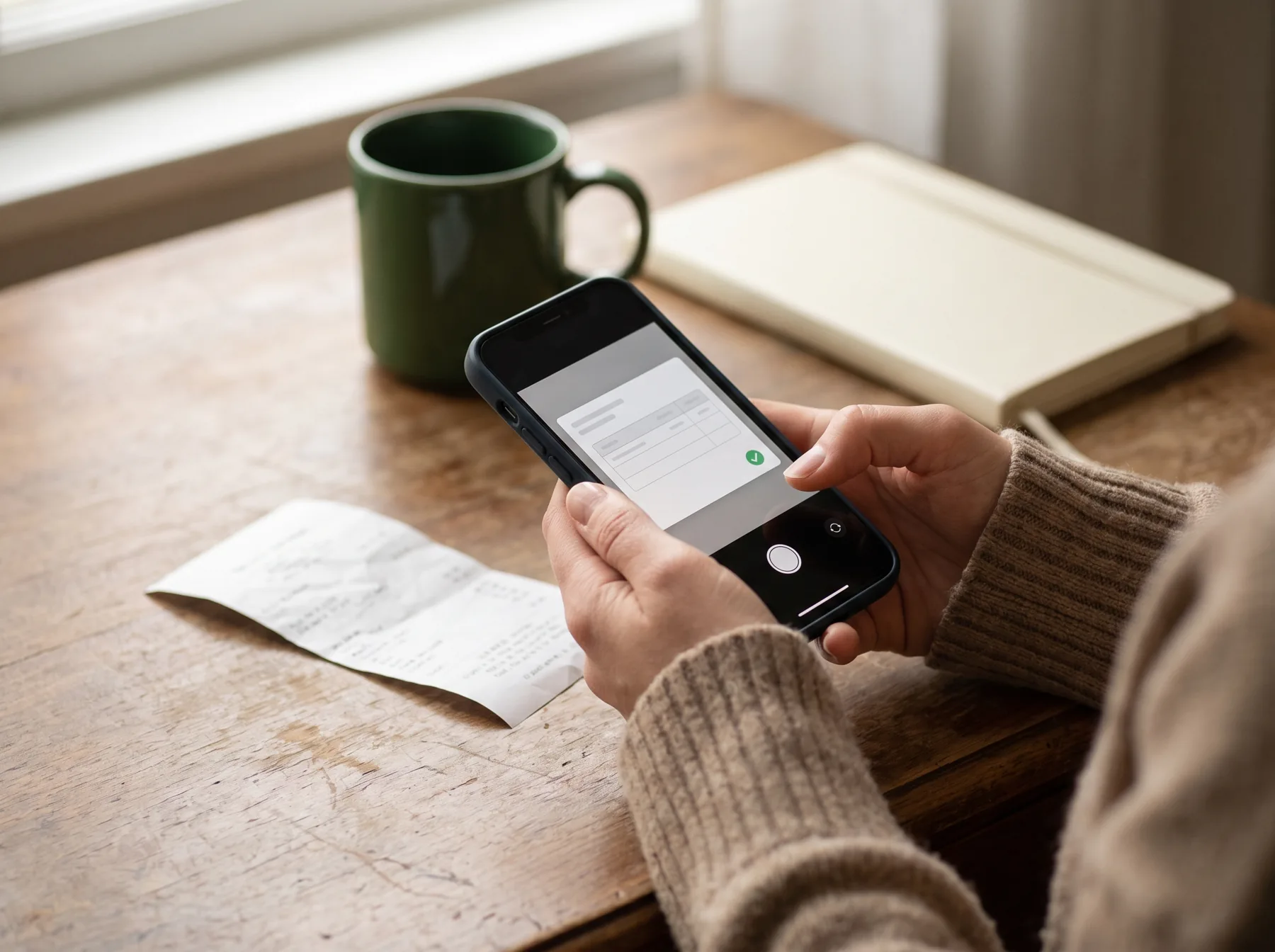 Motiv 6 · Beleg per Smartphone erfassen